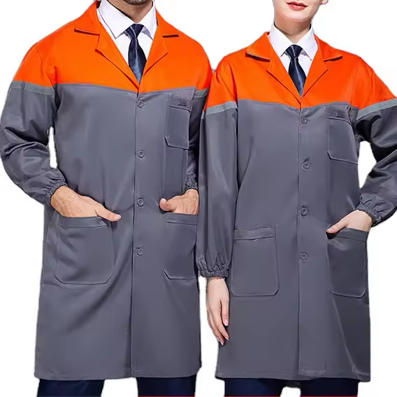 Wholesale High Quality Dustproof Clothing Warehouse Work Overcoat workwear Sales Promotion Staff And