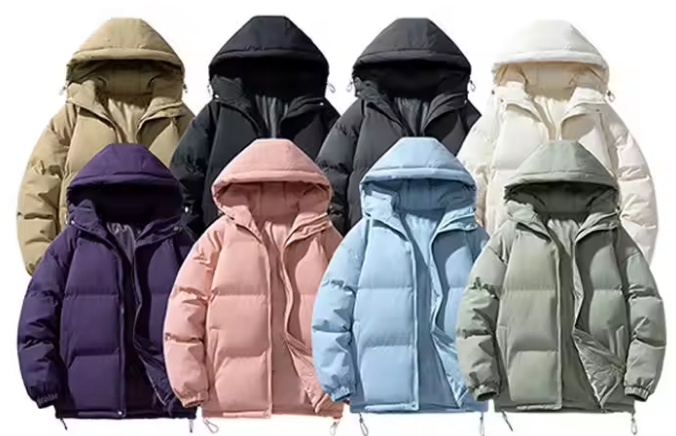 Custom Design New Design Unisex Soft Warm Coat New Men Plus Size Puffer Jackets Winter Fashion Coat