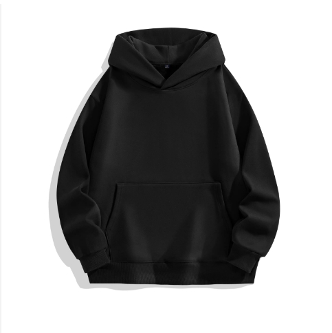 High Quality Blank Hoodie Oversize Pullover Sweatshirt with French Terry Fleece
