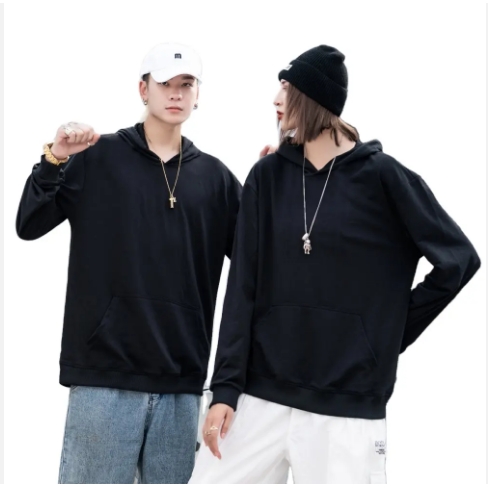 Custom High Quality heavyweight man's blank 320Gsm 100% cotton terry plus size hoodie multicolor uni
