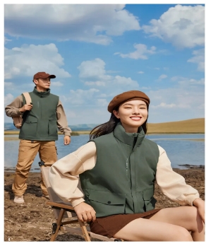 high quality oem custom logo winter sleeveless puffer vest polyester outerwear unisex winter vest