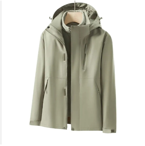 2024 New Design High Quality Men's Mountain Jacket Winter Warm Hooded Rain Jacket Waterproof Coat Pl