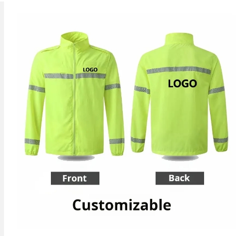 High-quality Summer Outdoor Custom Logo Sun Protection Clothing Reflective Traffic Safety Long Sleev
