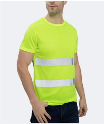 Customized Logo Construction Workwear Reflective Clothing Quickdry T-shirt Reflective Safety Clothes