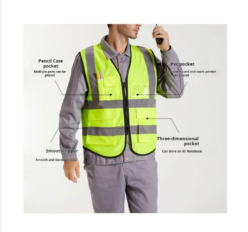 Customized all kinds of High Visibility construction breathable reflective safety vest reflection ve