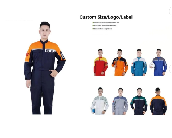 Custom anti-static work clothes men and women auto repair labor protection clothing factory workshop
