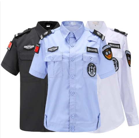 Customized Security Shirt Logo Print Design Security Guard Uniform Suit Security Guard Officer Unifo