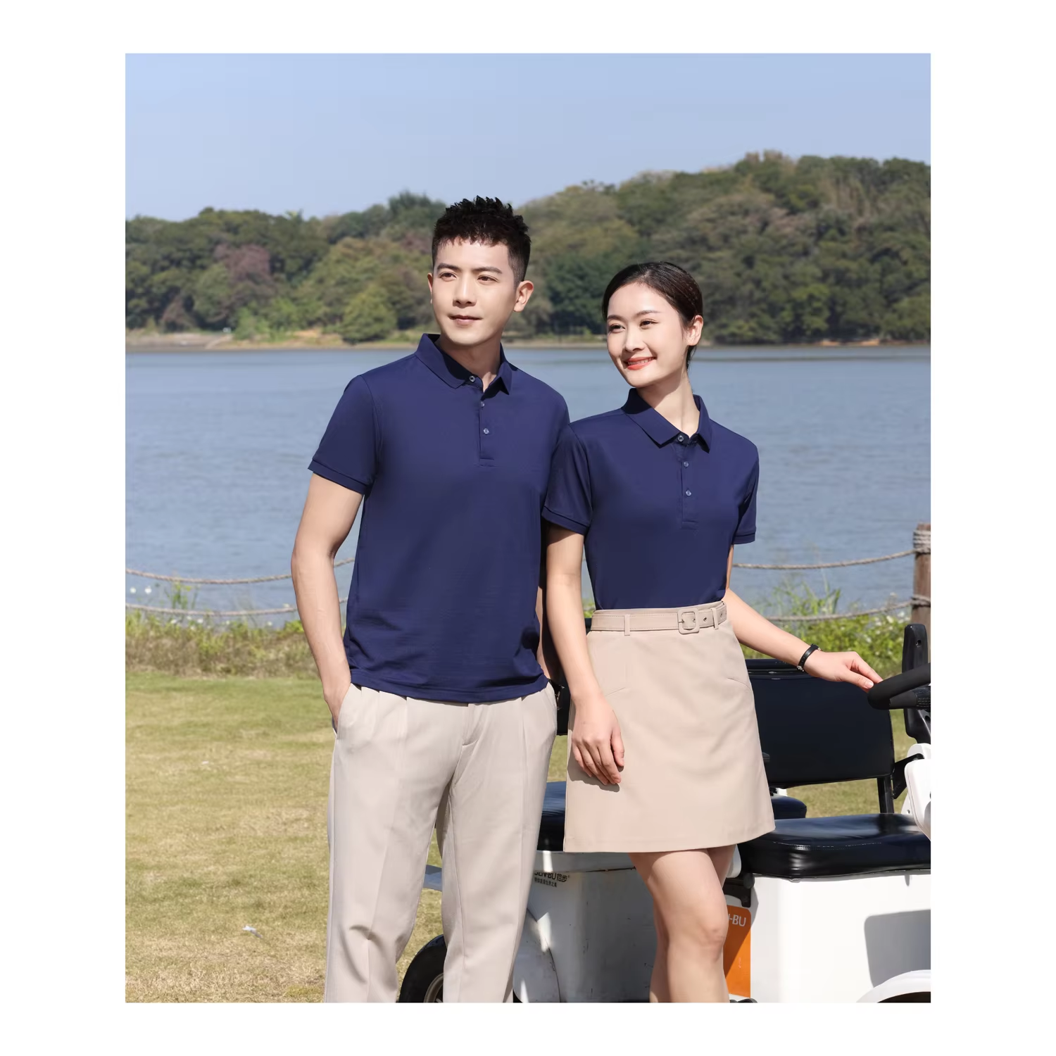 Wholesale Custom Embroidered Printing Logo Plain 220 Grams 100%Cotton Unisex Uniform Polo Shirt