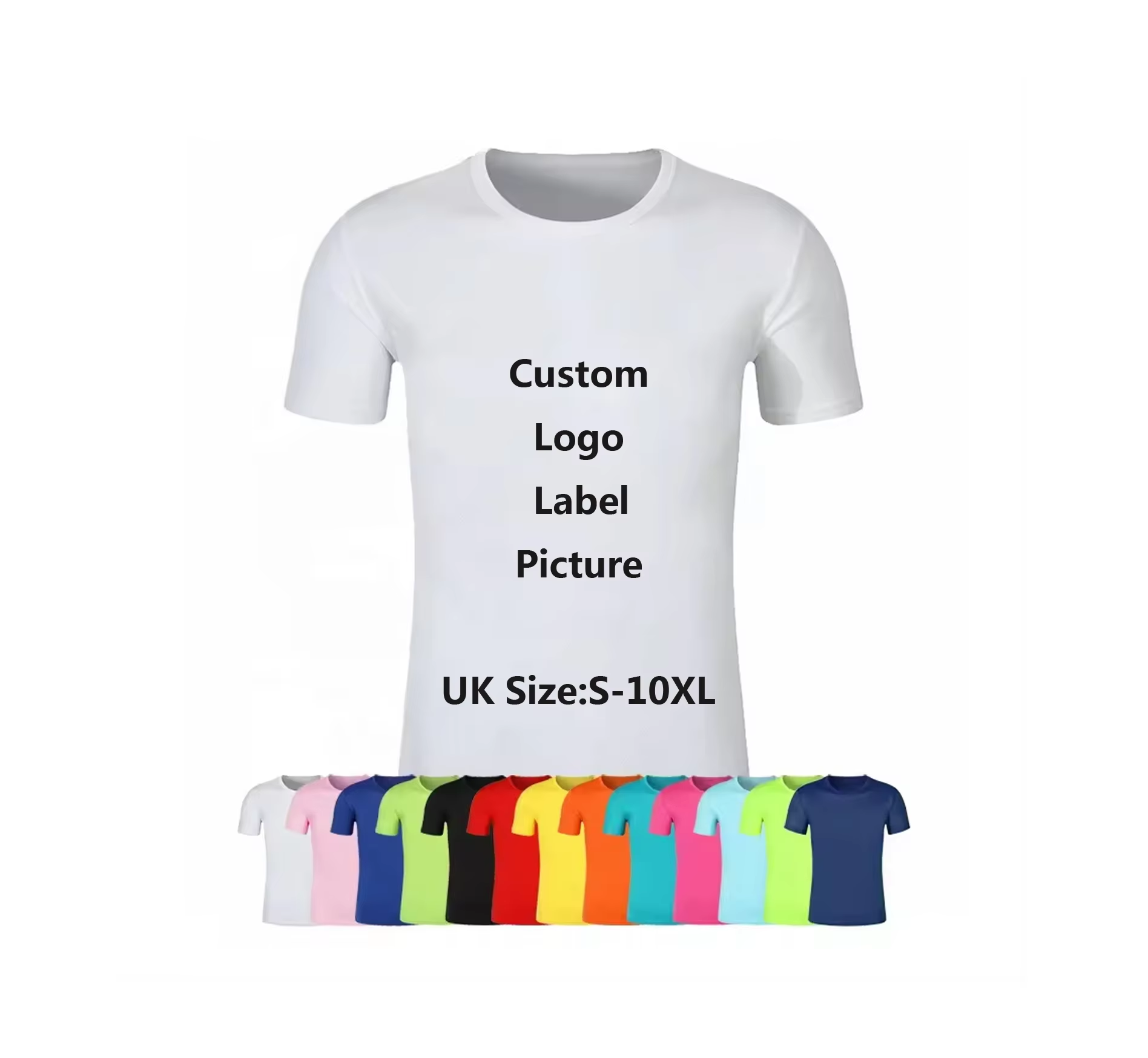 Custom 100%cotton Custom logo 3d-printing  T-shirt Workwear Team Class Clothing  Personality Adverti